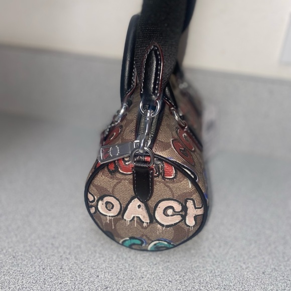 Coach Signature Coach × Mint + Serf Lacey Barrel Multi Colored Crossbody Bag NWT - Picture 9 of 14